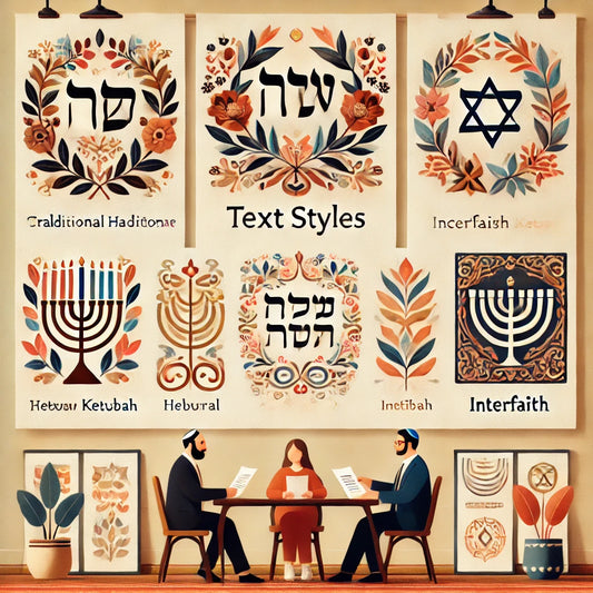 Choosing Ketubah Text: Traditional, Modern, or Interfaith Options