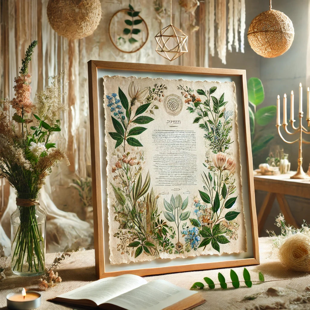 Eco-Friendly Ketubah Options for Sustainable Weddings