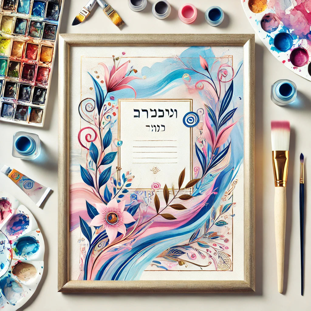 Using Watercolor Art in Modern Ketubah Designs