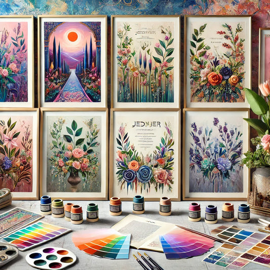 5 Popular Color Schemes for Custom Ketubahs