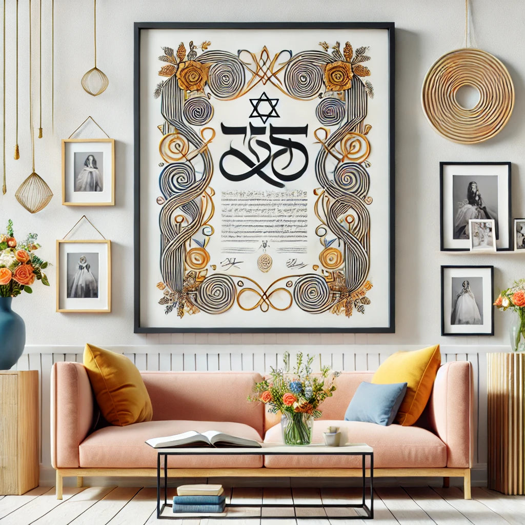 10 Unique Ways to Display Your Ketubah After the Wedding