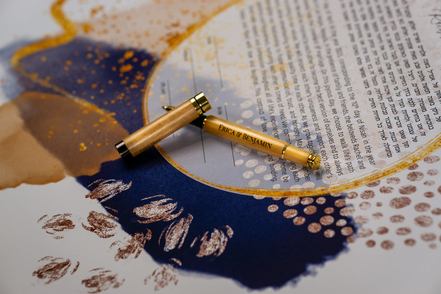 Engraved Ketubah Signing Pen