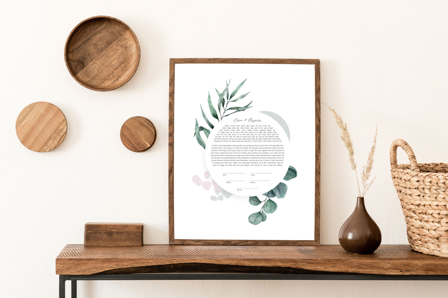 Eucalyptus Leaf Ketubah