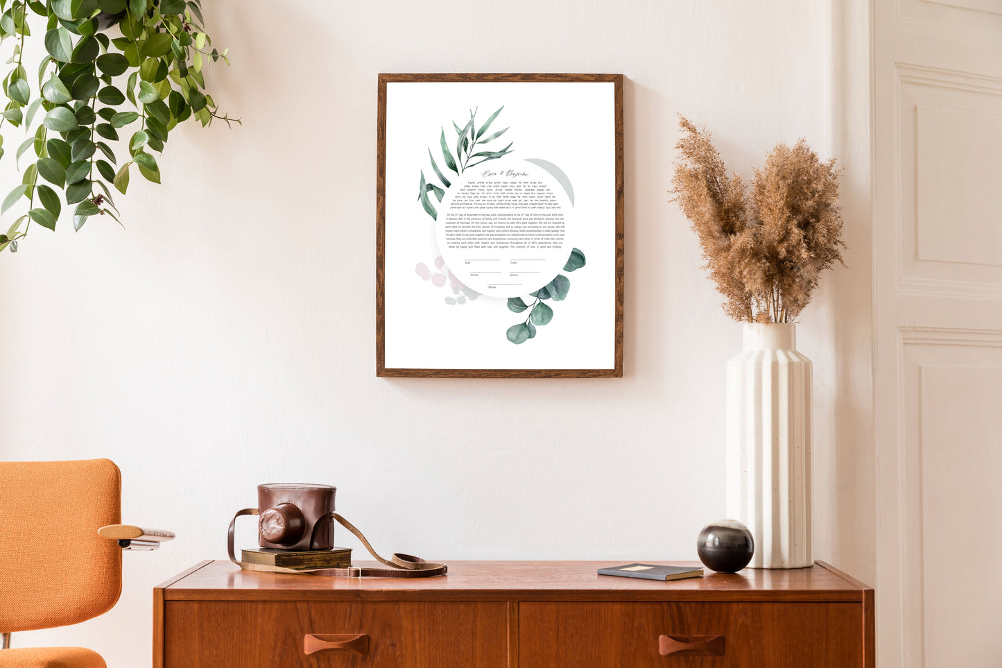 Eucalyptus Leaf Ketubah