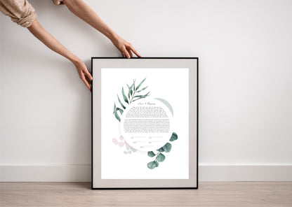 Eucalyptus Leaf Ketubah