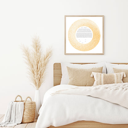 Gold Rings Modern Ketubah