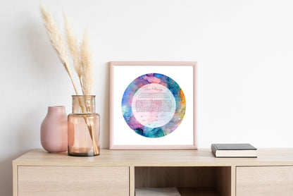 Rainbow Galaxy Watercolor Ketubah