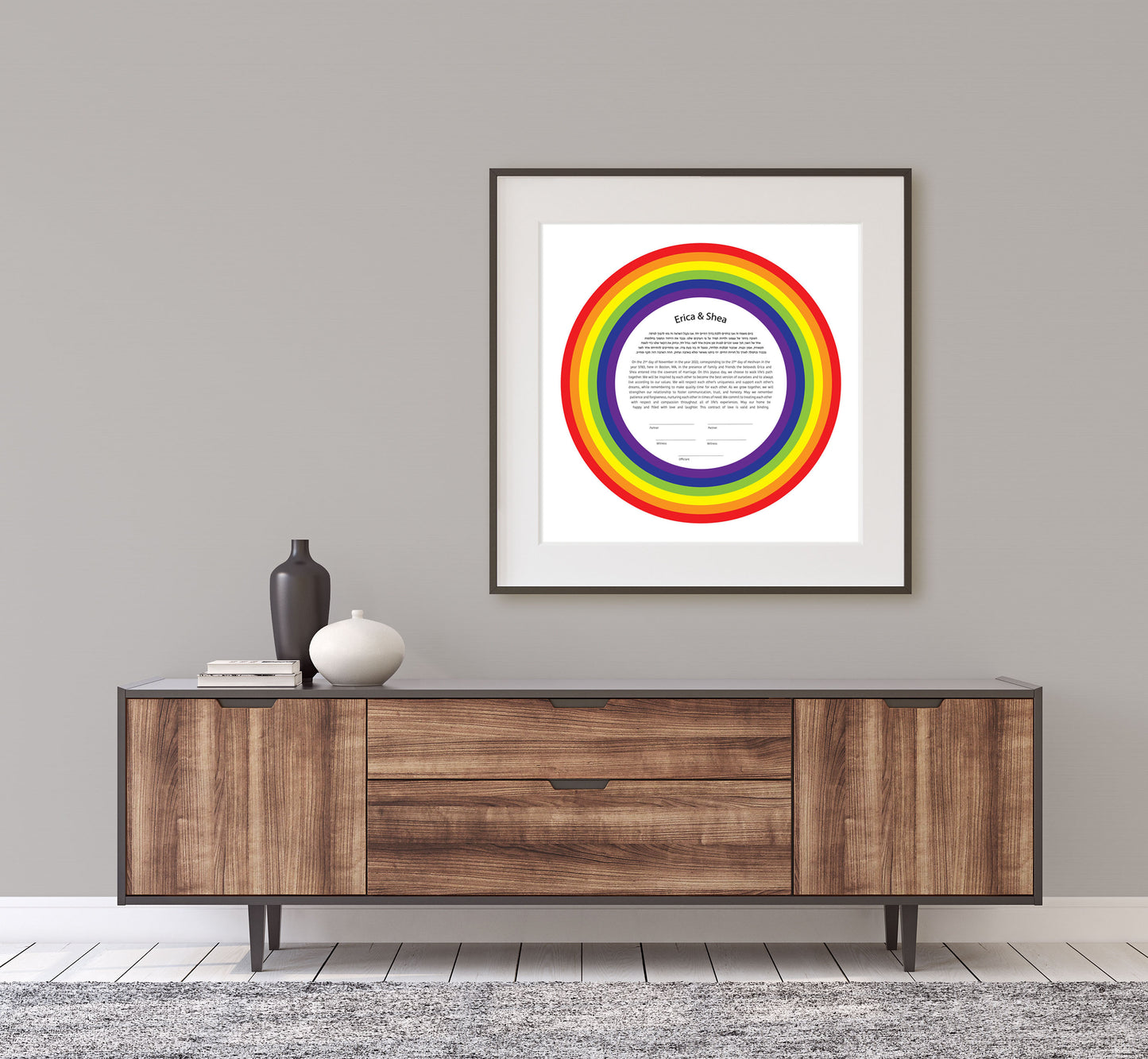 Rainbow Pride Ketubah