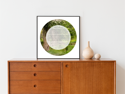 Green Tree of Life Ketubah